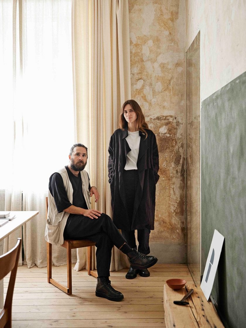 Frama founder Niels Strøyer Christophersen and his ceramicist wife Franca-Christina’s Copenhagen apartment