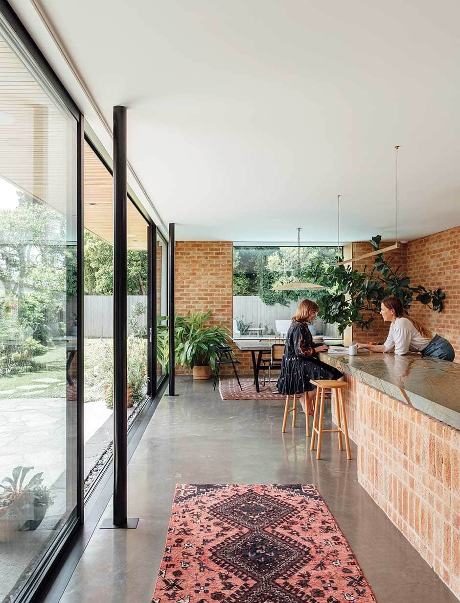 At this house renovated by Pac Studio, connection is celebrated on several levels