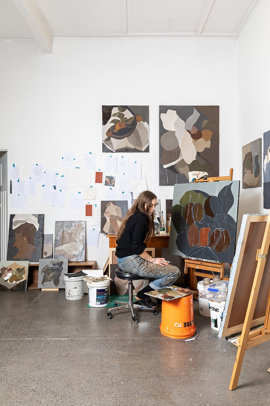 Behind the scenes with painter Grace Bader