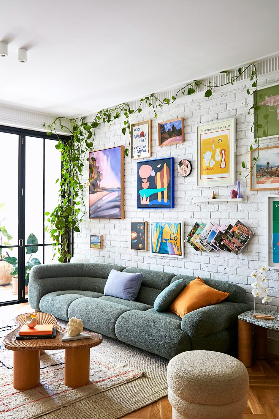 The magic happened slowly but surely at interior designer Jono Fleming’s small-space Sydney apartment